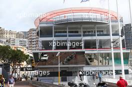 Pit building. 25.05.2016. Formula 1 World Championship, Rd 6, Monaco Grand Prix, Monte Carlo, Monaco, Preparation Day.