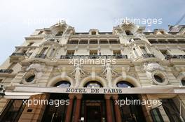 The Hotel de Paris 25.05.2016. Formula 1 World Championship, Rd 6, Monaco Grand Prix, Monte Carlo, Monaco, Preparation Day.