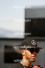 Lewis Hamilton (GBR) Mercedes AMG F1. 25.05.2016. Formula 1 World Championship, Rd 6, Monaco Grand Prix, Monte Carlo, Monaco, Preparation Day.