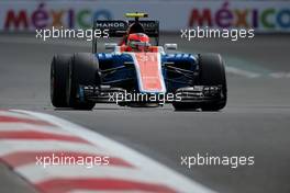 Esteban Ocon (FRA) Manor Racing  28.10.2016. Formula 1 World Championship, Rd 19, Mexican Grand Prix, Mexico City, Mexico, Practice Day.