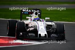 Felipe Massa (BRA) Williams FW38. 28.10.2016. Formula 1 World Championship, Rd 19, Mexican Grand Prix, Mexico City, Mexico, Practice Day.