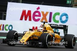 Kevin Magnussen (DEN) Renault Sport F1 Team RS16. 28.10.2016. Formula 1 World Championship, Rd 19, Mexican Grand Prix, Mexico City, Mexico, Practice Day.