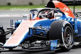 Pascal Wehrlein (GER) Manor Racing MRT05 with the Halo cockpit cover. 28.10.2016. Formula 1 World Championship, Rd 19, Mexican Grand Prix, Mexico City, Mexico, Practice Day.