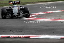 Sergio Perez (MEX) Sahara Force India F1 VJM09. 28.10.2016. Formula 1 World Championship, Rd 19, Mexican Grand Prix, Mexico City, Mexico, Practice Day.