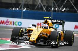 Jolyon Palmer (GBR) Renault Sport F1 Team RS16. 28.10.2016. Formula 1 World Championship, Rd 19, Mexican Grand Prix, Mexico City, Mexico, Practice Day.