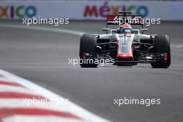 Romain Grosjean (FRA) Haas F1 Team  28.10.2016. Formula 1 World Championship, Rd 19, Mexican Grand Prix, Mexico City, Mexico, Practice Day.