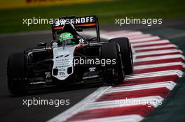 Nico Hulkenberg (GER) Sahara Force India F1 VJM09. 28.10.2016. Formula 1 World Championship, Rd 19, Mexican Grand Prix, Mexico City, Mexico, Practice Day.