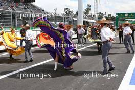 Pit parade. 28.10.2016. Formula 1 World Championship, Rd 19, Mexican Grand Prix, Mexico City, Mexico, Practice Day.