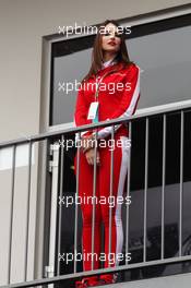 Santander girl. 28.10.2016. Formula 1 World Championship, Rd 19, Mexican Grand Prix, Mexico City, Mexico, Practice Day.