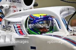 Felipe Massa (BRA) Williams FW38 with the Halo cockpit cover. 28.10.2016. Formula 1 World Championship, Rd 19, Mexican Grand Prix, Mexico City, Mexico, Practice Day.
