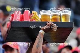 A drinks vendor. 28.10.2016. Formula 1 World Championship, Rd 19, Mexican Grand Prix, Mexico City, Mexico, Practice Day.