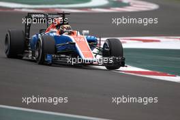 Pascal Wehrlein (GER) Manor Racing  28.10.2016. Formula 1 World Championship, Rd 19, Mexican Grand Prix, Mexico City, Mexico, Practice Day.