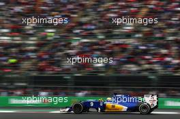 Marcus Ericsson (SWE) Sauber C35. 28.10.2016. Formula 1 World Championship, Rd 19, Mexican Grand Prix, Mexico City, Mexico, Practice Day.