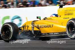 Jolyon Palmer (GBR) Renault Sport F1 Team RS16. 30.10.2016. Formula 1 World Championship, Rd 19, Mexican Grand Prix, Mexico City, Mexico, Race Day.