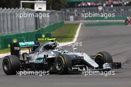 Nico Rosberg (GER) Mercedes AMG F1 W07 Hybrid. 30.10.2016. Formula 1 World Championship, Rd 19, Mexican Grand Prix, Mexico City, Mexico, Race Day.