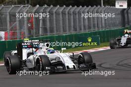 Felipe Massa (BRA) Williams FW38. 30.10.2016. Formula 1 World Championship, Rd 19, Mexican Grand Prix, Mexico City, Mexico, Race Day.