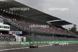 Kimi Raikkonen (FIN) Scuderia Ferrari  30.10.2016. Formula 1 World Championship, Rd 19, Mexican Grand Prix, Mexico City, Mexico, Race Day.