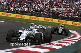 Valtteri Bottas (FIN) Williams Martini Racing FW38. 30.10.2016. Formula 1 World Championship, Rd 19, Mexican Grand Prix, Mexico City, Mexico, Race Day.