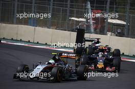 Sergio Perez (MEX) Sahara Force India F1 VJM09. 30.10.2016. Formula 1 World Championship, Rd 19, Mexican Grand Prix, Mexico City, Mexico, Race Day.