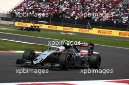 Sergio Perez (MEX) Force India F1 VJM09. 30.10.2016. Formula 1 World Championship, Rd 19, Mexican Grand Prix, Mexico City, Mexico, Race Day.