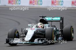 Lewis Hamilton (GBR) Mercedes AMG F1   30.10.2016. Formula 1 World Championship, Rd 19, Mexican Grand Prix, Mexico City, Mexico, Race Day.