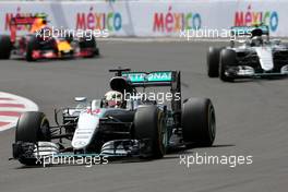 Lewis Hamilton (GBR) Mercedes AMG F1   30.10.2016. Formula 1 World Championship, Rd 19, Mexican Grand Prix, Mexico City, Mexico, Race Day.