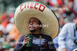 A Sergio Perez (MEX) Sahara Force India F1 fan. 30.10.2016. Formula 1 World Championship, Rd 19, Mexican Grand Prix, Mexico City, Mexico, Race Day.