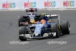 Felipe Nasr (BRA) Sauber F1 Team  30.10.2016. Formula 1 World Championship, Rd 19, Mexican Grand Prix, Mexico City, Mexico, Race Day.