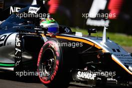 Sergio Perez (MEX) Sahara Force India F1 VJM09. 29.10.2016. Formula 1 World Championship, Rd 19, Mexican Grand Prix, Mexico City, Mexico, Qualifying Day.