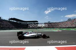 Valtteri Bottas (FIN) Williams FW38. 29.10.2016. Formula 1 World Championship, Rd 19, Mexican Grand Prix, Mexico City, Mexico, Qualifying Day.