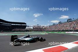 Lewis Hamilton (GBR) Mercedes AMG F1 W07 Hybrid. 29.10.2016. Formula 1 World Championship, Rd 19, Mexican Grand Prix, Mexico City, Mexico, Qualifying Day.