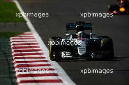 Lewis Hamilton (GBR) Mercedes AMG F1 W07 Hybrid. 29.10.2016. Formula 1 World Championship, Rd 19, Mexican Grand Prix, Mexico City, Mexico, Qualifying Day.