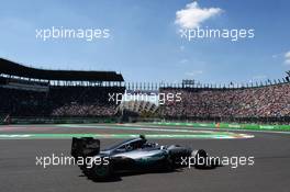 Nico Rosberg (GER) Mercedes AMG F1 W07 Hybrid. 29.10.2016. Formula 1 World Championship, Rd 19, Mexican Grand Prix, Mexico City, Mexico, Qualifying Day.