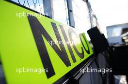Pit board for Nico Rosberg (GER) Mercedes AMG F1. 29.10.2016. Formula 1 World Championship, Rd 19, Mexican Grand Prix, Mexico City, Mexico, Qualifying Day.