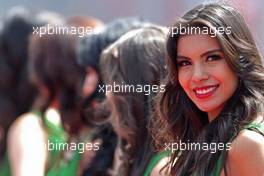 Grid girl 30.10.2016. Formula 1 World Championship, Rd 19, Mexican Grand Prix, Mexico City, Mexico, Race Day.