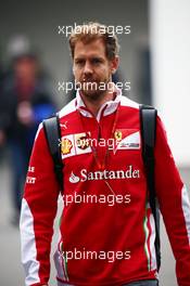 Sebastian Vettel (GER) Ferrari. 30.10.2016. Formula 1 World Championship, Rd 19, Mexican Grand Prix, Mexico City, Mexico, Race Day.