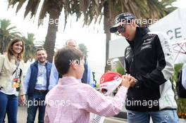 Sergio Perez (MEX) Sahara Force India F1. 30.10.2016. Formula 1 World Championship, Rd 19, Mexican Grand Prix, Mexico City, Mexico, Race Day.