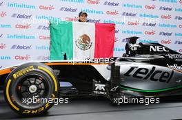 Sergio Perez (MEX) Sahara Force India F1. 26.10.2016. Formula 1 World Championship, Rd 19, Mexican Grand Prix, Mexico City, Mexico, Preparation Day.