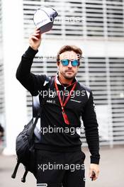 Fernando Alonso (ESP) McLaren. 27.10.2016. Formula 1 World Championship, Rd 19, Mexican Grand Prix, Mexico City, Mexico, Preparation Day.