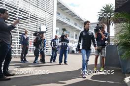 Sergio Perez (MEX) Sahara Force India F1. 27.10.2016. Formula 1 World Championship, Rd 19, Mexican Grand Prix, Mexico City, Mexico, Preparation Day.