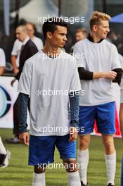 Pascal Wehrlein (GER) Manor Racing at a charity football match. 26.10.2016. Formula 1 World Championship, Rd 19, Mexican Grand Prix, Mexico City, Mexico, Preparation Day.
