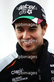 Sergio Perez (MEX) Sahara Force India F1. 27.10.2016. Formula 1 World Championship, Rd 19, Mexican Grand Prix, Mexico City, Mexico, Preparation Day.