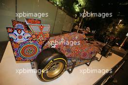 An art show car on display at an Inter / Sahara Force India F1 Team event. 26.10.2016. Formula 1 World Championship, Rd 19, Mexican Grand Prix, Mexico City, Mexico, Preparation Day.