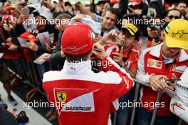 Kimi Raikkonen (FIN) Ferrari signs autographs for the fans. 27.10.2016. Formula 1 World Championship, Rd 19, Mexican Grand Prix, Mexico City, Mexico, Preparation Day.