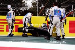 Marshals practice an extraction. 27.10.2016. Formula 1 World Championship, Rd 19, Mexican Grand Prix, Mexico City, Mexico, Preparation Day.