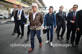 Bernie Ecclestone (GBR). 27.10.2016. Formula 1 World Championship, Rd 19, Mexican Grand Prix, Mexico City, Mexico, Preparation Day.