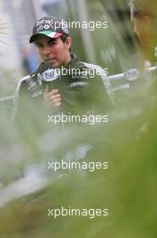 Sergio Perez (MEX) Sahara Force India F1. 27.10.2016. Formula 1 World Championship, Rd 19, Mexican Grand Prix, Mexico City, Mexico, Preparation Day.