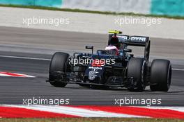Jenson Button (GBR) McLaren MP4-31. 30.09.2016. Formula 1 World Championship, Rd 16, Malaysian Grand Prix, Sepang, Malaysia, Friday.