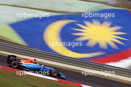 Pascal Wehrlein (GER) Manor Racing MRT05. 30.09.2016. Formula 1 World Championship, Rd 16, Malaysian Grand Prix, Sepang, Malaysia, Friday.