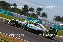 Nico Rosberg (GER) Mercedes AMG F1 W07 Hybrid. 30.09.2016. Formula 1 World Championship, Rd 16, Malaysian Grand Prix, Sepang, Malaysia, Friday.